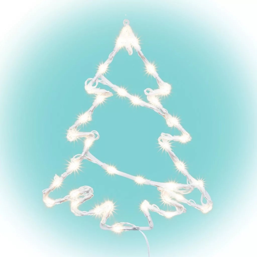 Decoração de Natal LED para janela exterior 35xLED/230V IP44 branco quente/árvore