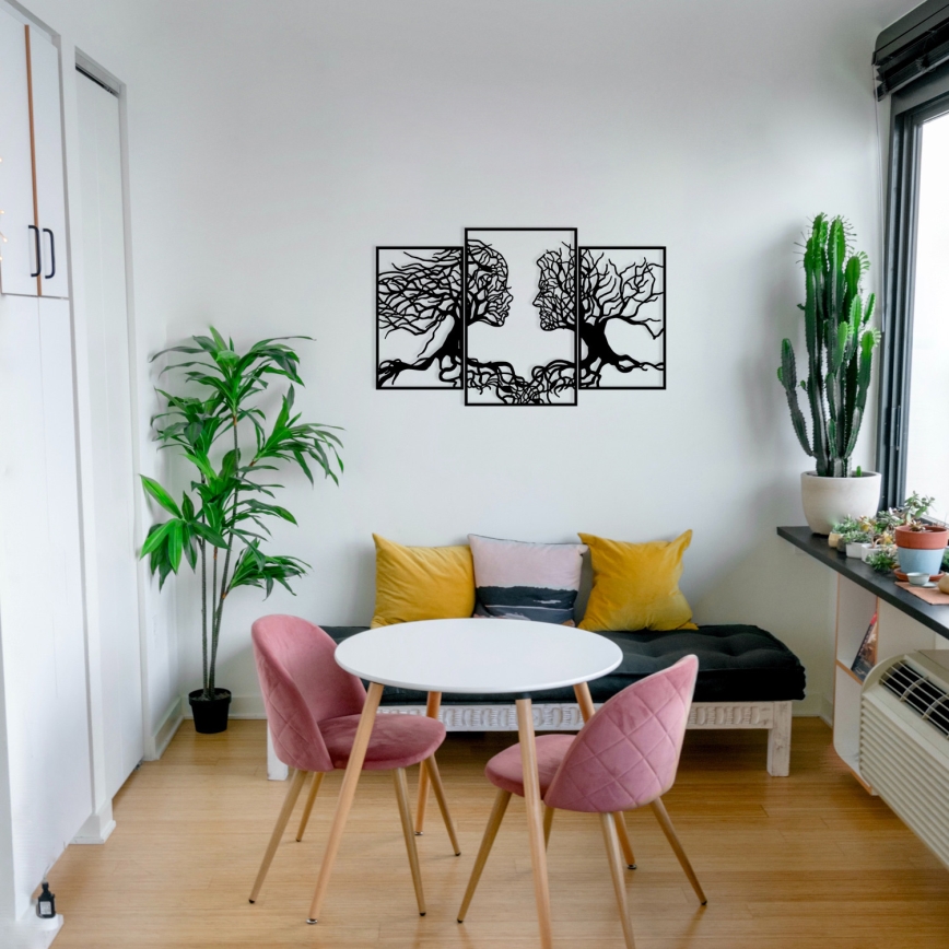 Decoração de parede 116x71 cm Árvore da Vida metal