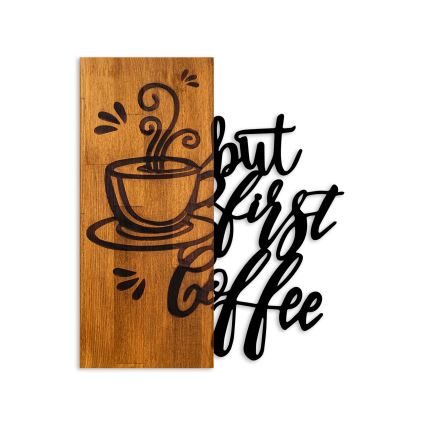 Decoração de parede 50x58 cm café