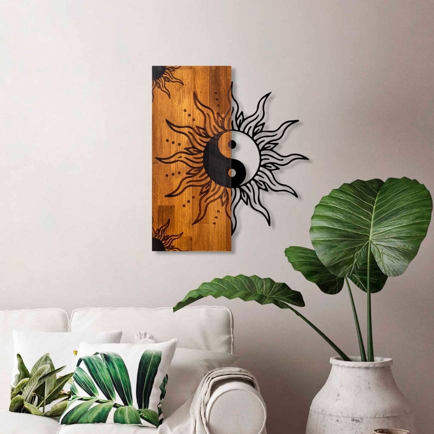 Decoração de parede 50x58 cm jin jang