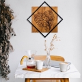 Decoração de parede 54x54 cm árvore