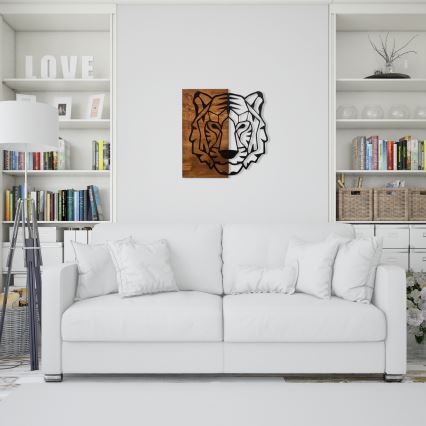 Decoração de parede 56x58 cm tigre