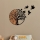 Decoração de parede 71x92 cm árvore madeira/metal