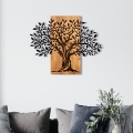 Decoração de parede 72x58 cm madeira/metal