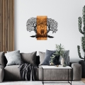 Decoração de parede 76x58 cm árvores