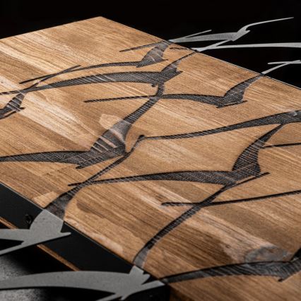 Decoração de parede 86x58 cm pássaros