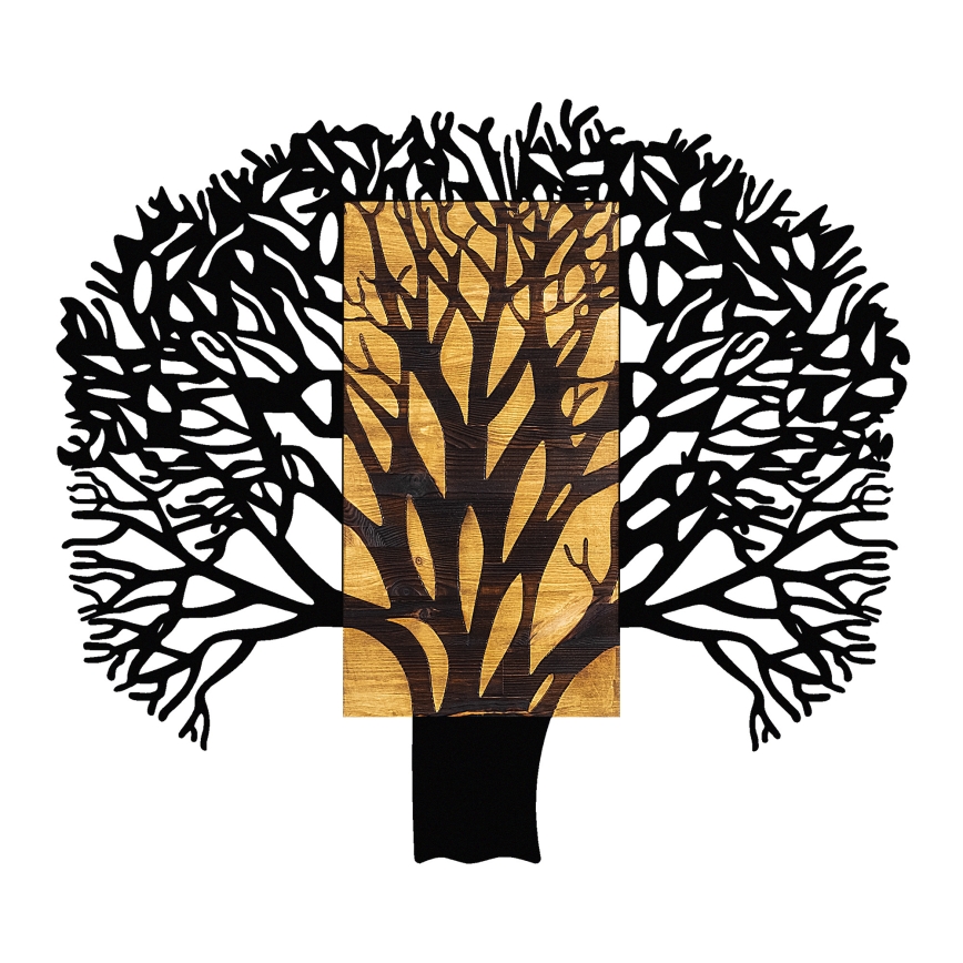 Decoração de parede 93x86 cm árvore