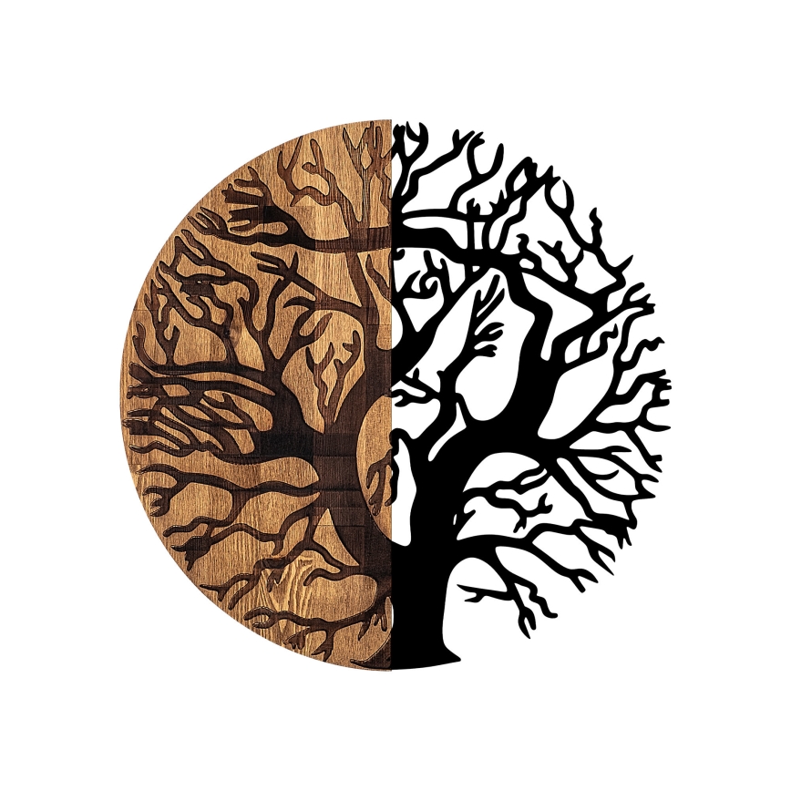 Decoração de parede diâmetro 56 cm árvore