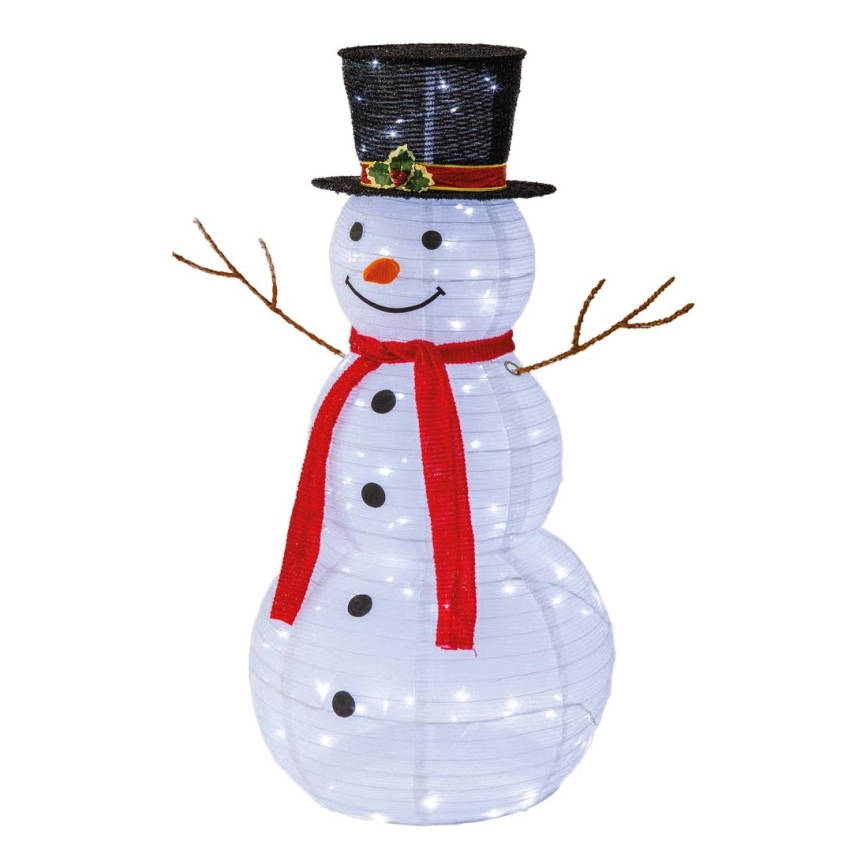 Decoração exterior de Natal LED LED/1,4W/230V 90 cm IP44 boneco de neve