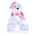 Decoração exterior de Natal LED LED/1,5W/230V IP44 urso