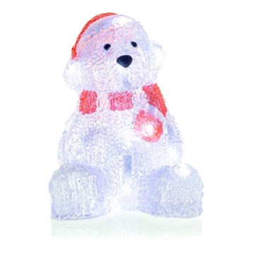 Decoração exterior de Natal LED LED/1,5W/230V IP44 urso