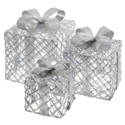 Decoração LED de Natal 72xLED/1,35W/230V prateada