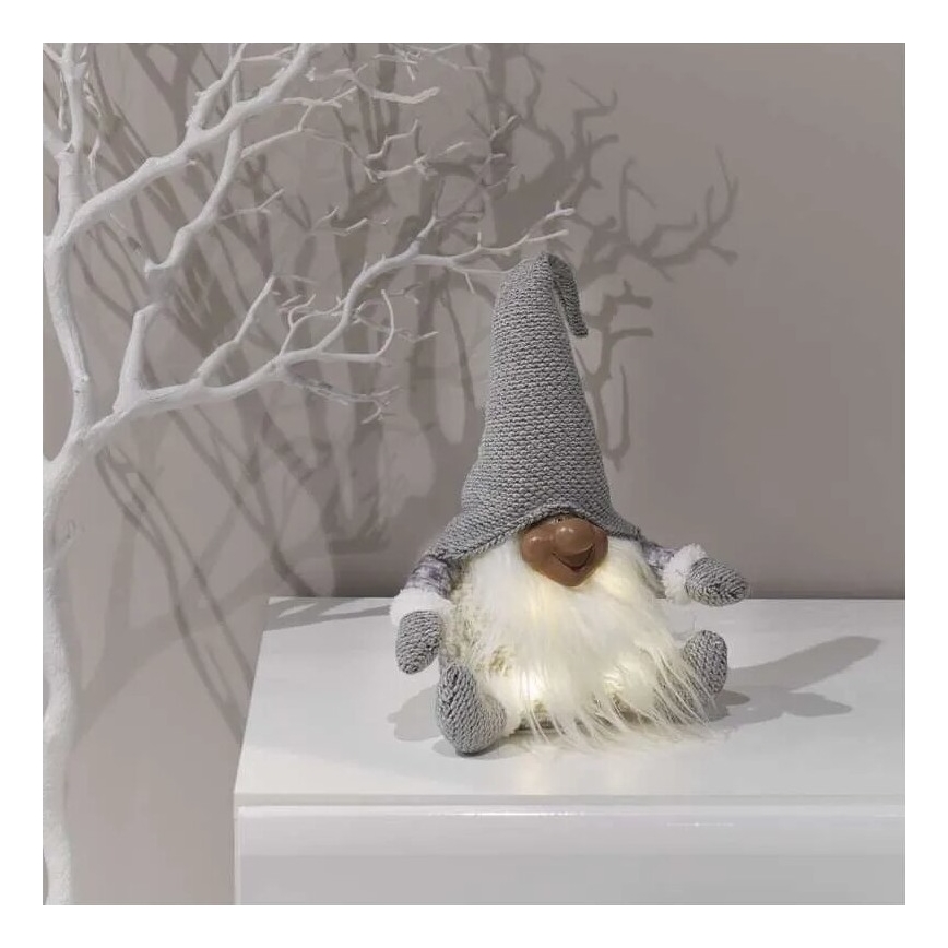 Decoração de Natal LED 4xLED/3xAA duende