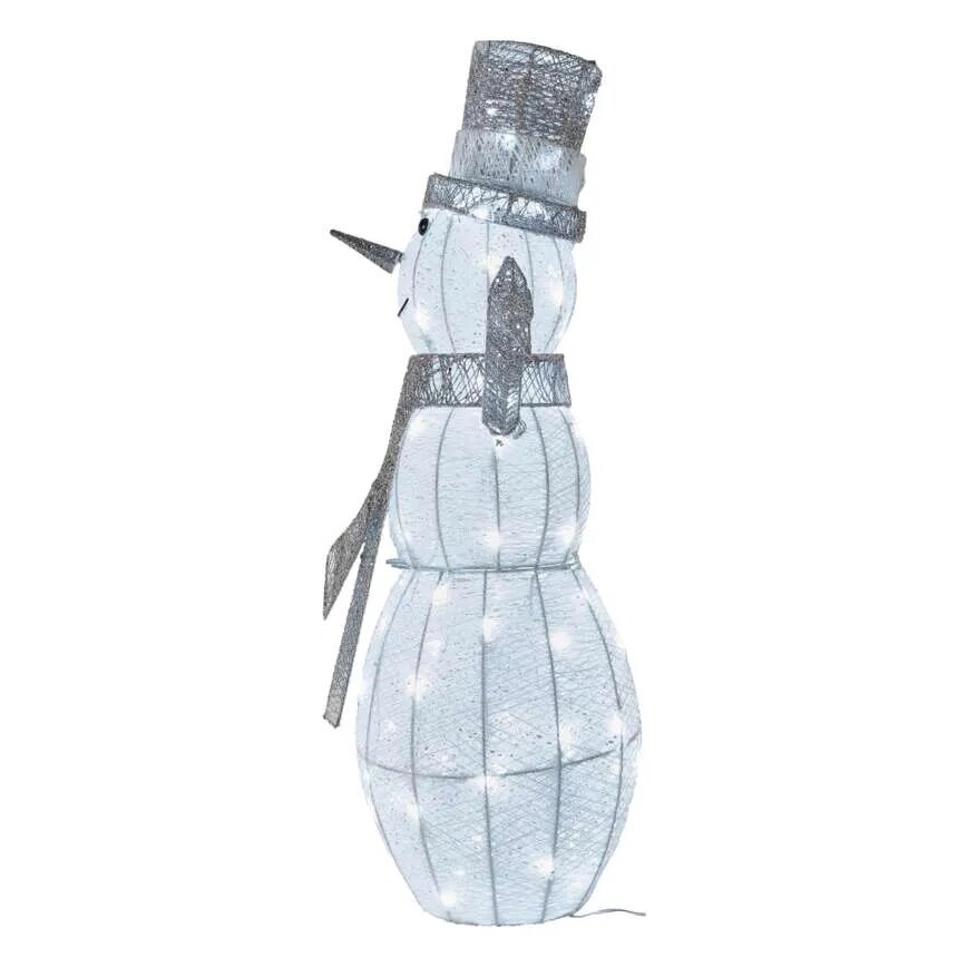 Decoração de Natal LED para exterior 80xLED/3,6W/230V IP44 82 cm boneco de neve