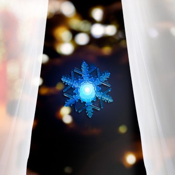 Decoração para janela 1xLED/2xCR2032