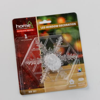 Decoração para janela 1xLED/2xCR2032