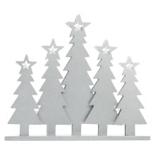 Decorações de Natal LED LED/2xAAA Árvores