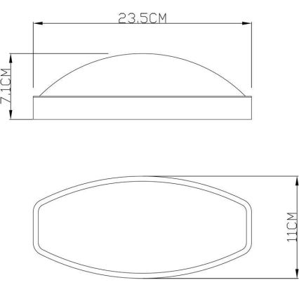 Deko-Light 731092 - Iluminação de parede exterior LED ERIDANI LED/13W/230V IP44 antracite