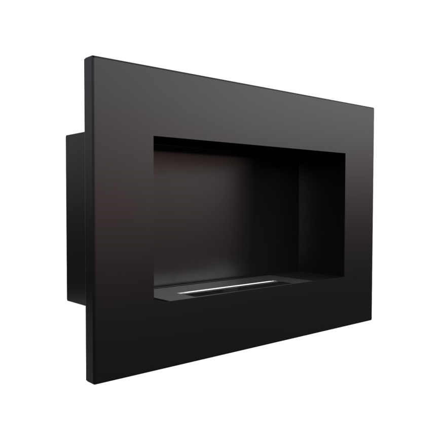 Kratki - Lareira embutida BIO 40x60 cm 2kW preta