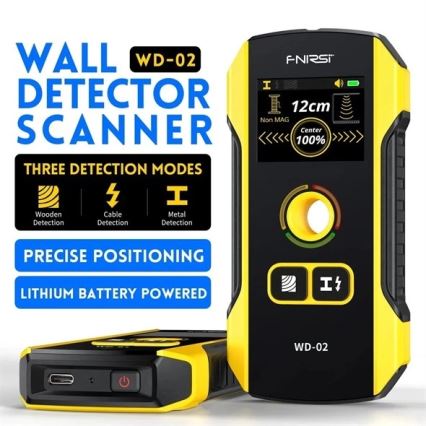 Detector de metais, tensão e inhomogeneidades 300 mAh 5V