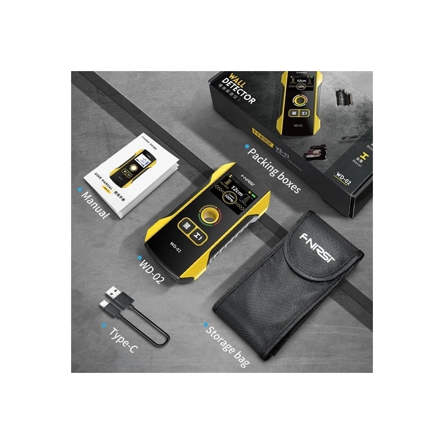 Detector de metais, tensão e inhomogeneidades 300 mAh 5V