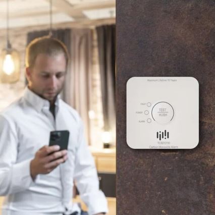 Detector de monóxido de carbono GoSmart 2xAA Wi-Fi Tuya