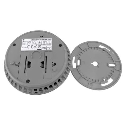 Detetor de fumo inteligente 2xAAA Wi-Fi Tuya