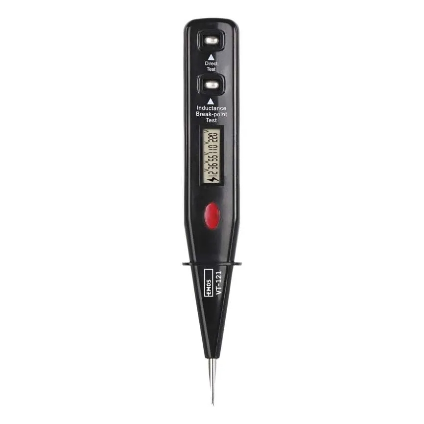 Detetor de tensão VT-121 12-250V preto