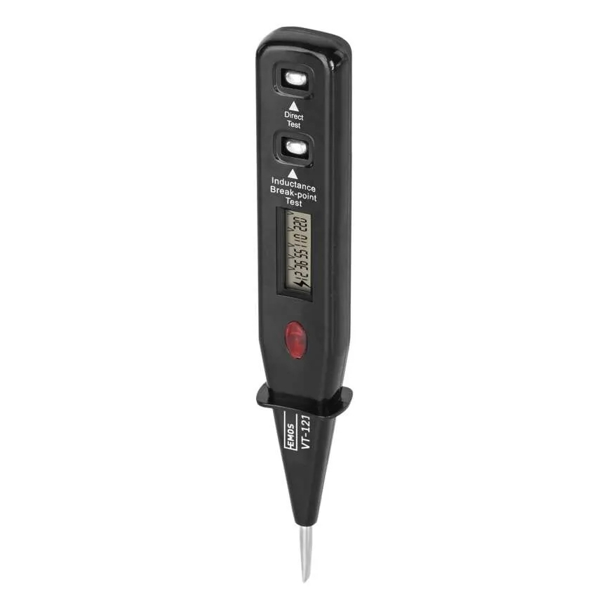 Detetor de tensão VT-121 12-250V preto
