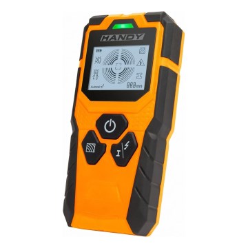 Detetor digital multifuncional 9V 1x6LR61 IP54 laranja