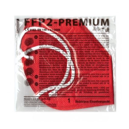 DEXXON MEDICAL Máscara FFP2 NR Vermelha 1 pc