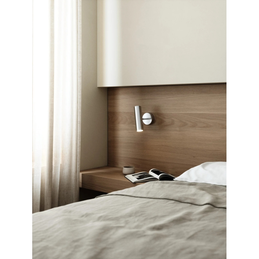 DFTP by Nordlux - Aplique de parede MIB 1xGU10/20W/230V, acabamento cromado brilhante