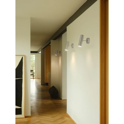 DFTP by Nordlux - Aplique de parede MIB 1xGU10/20W/230V, acabamento cromado brilhante