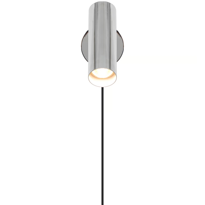 DFTP by Nordlux - Aplique de parede MIB 1xGU10/20W/230V, acabamento cromado brilhante