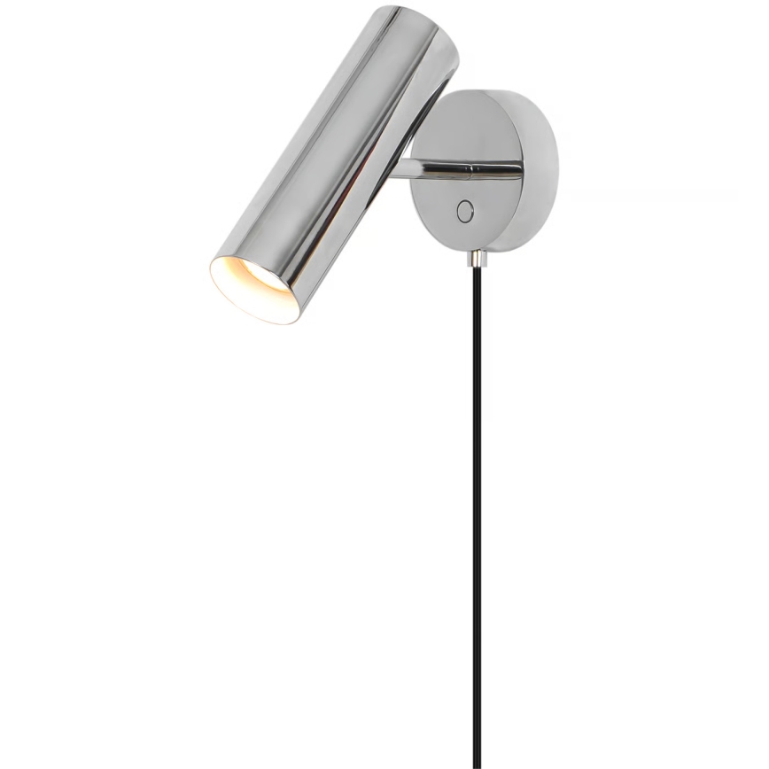 DFTP by Nordlux - Aplique de parede MIB 1xGU10/20W/230V, acabamento cromado brilhante