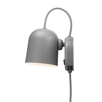 DFTP by Nordlux - Aplique de parede orientável com porta USB ANGLE 1xGU10/25W/230V cinzento