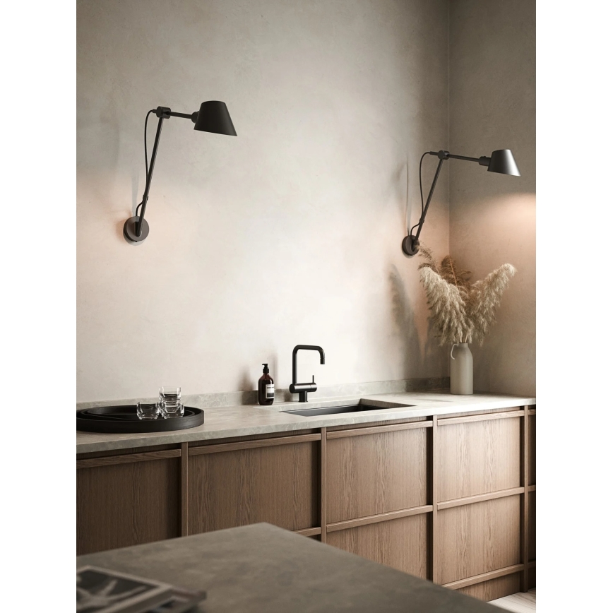 DFTP by Nordlux - Candeeiro de parede STAY 1xE27/60W/230V preto