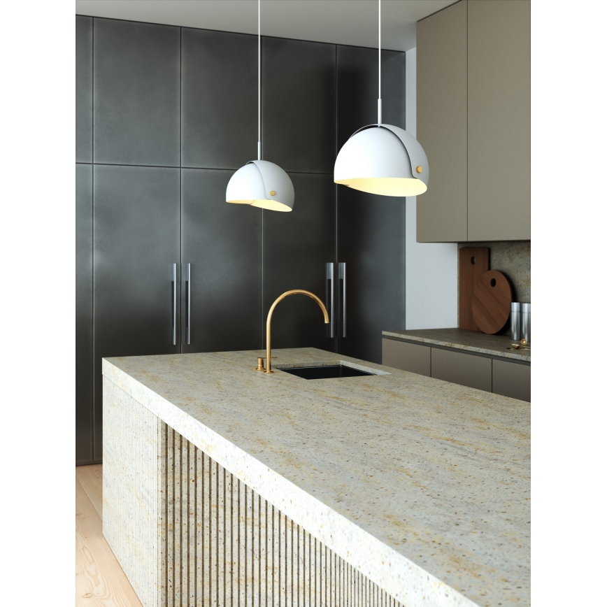 DFTP by Nordlux - Candeeiro suspenso com iluminação regulável ALIGN 1xE27/15W/230V branco