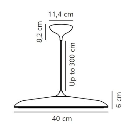 DFTP by Nordlux - Candeeiro suspenso LED com regulação ARTIST LED/24W/230V diâmetro 40 cm cobre