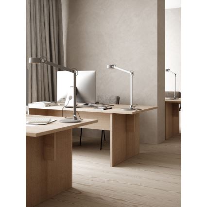 DFTP by Nordlux - Lâmpada de mesa LED tátil dimmerizável 3 em 1 NOBU LED/9W/230V cinza