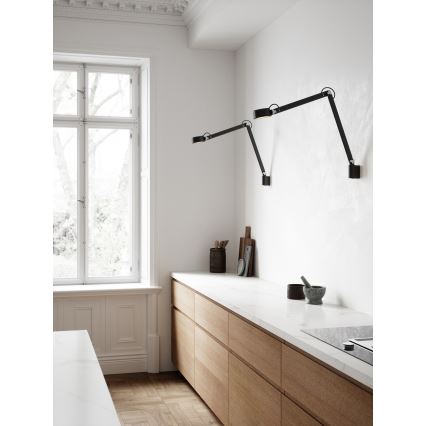 DFTP by Nordlux - Lâmpada de mesa tátil LED regulável 3 em 1 NOBU LED/9W/230V preta