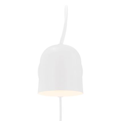 DFTP by Nordlux - Luminária de parede com foco e porta USB ANGLE 1xGU10/25W/230V branco