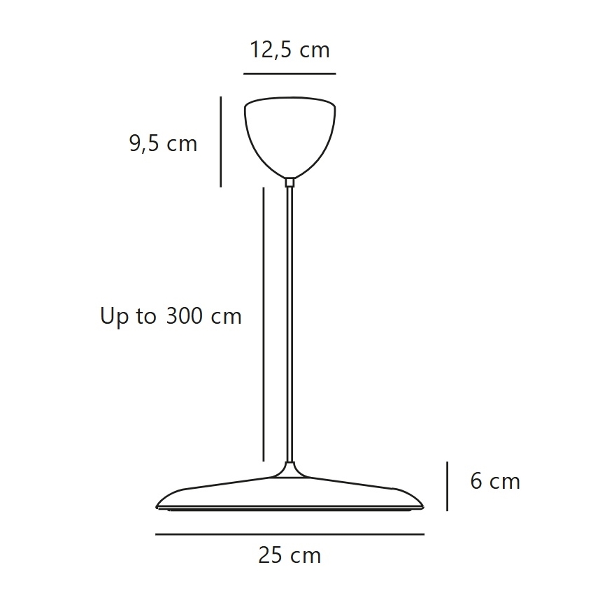 DFTP by Nordlux - Lustre LED dimmerizável suspenso por cabo ARTIST LED/14W/230V 3000K