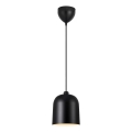 DFTP by Nordlux - Lustre suspenso por cabo ANGLE 1xE27/25W/230V preto