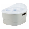DiaperChamp - Assento para casa de banho 3em1 POTTYCHAMP cinzento