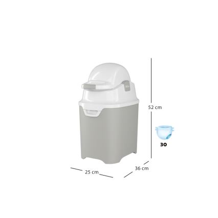 DiaperChamp - Caixote do lixo para fraldas ONE bege