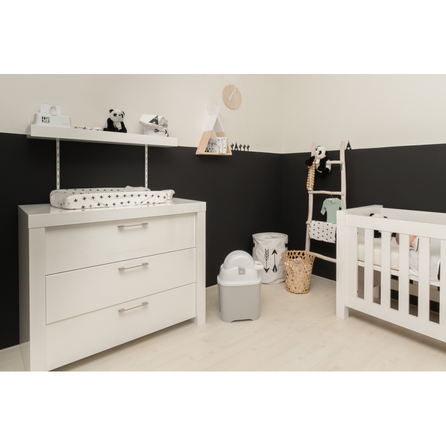 DiaperChamp - Cesto para fraldas ONE cinza