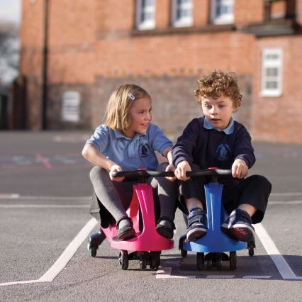 Didicar - Carrinho de empurrar rosa