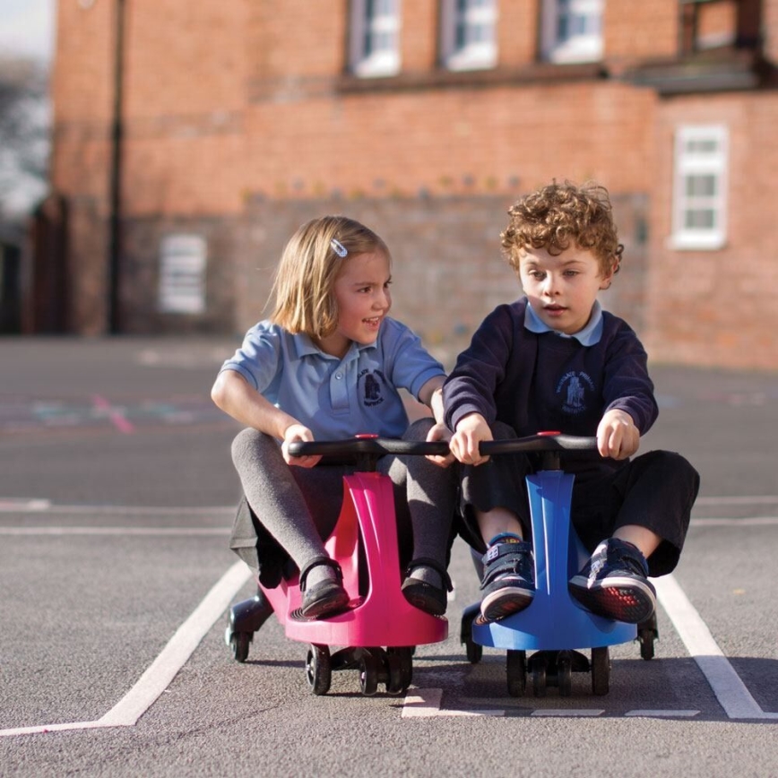 Didicar - Carrinho de empurrar rosa