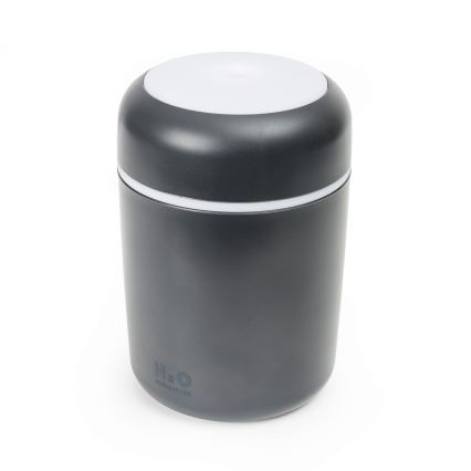 Difusor de aromas LED RGB  ultrassónico e humidificador de ar LED/2W 300ml preto